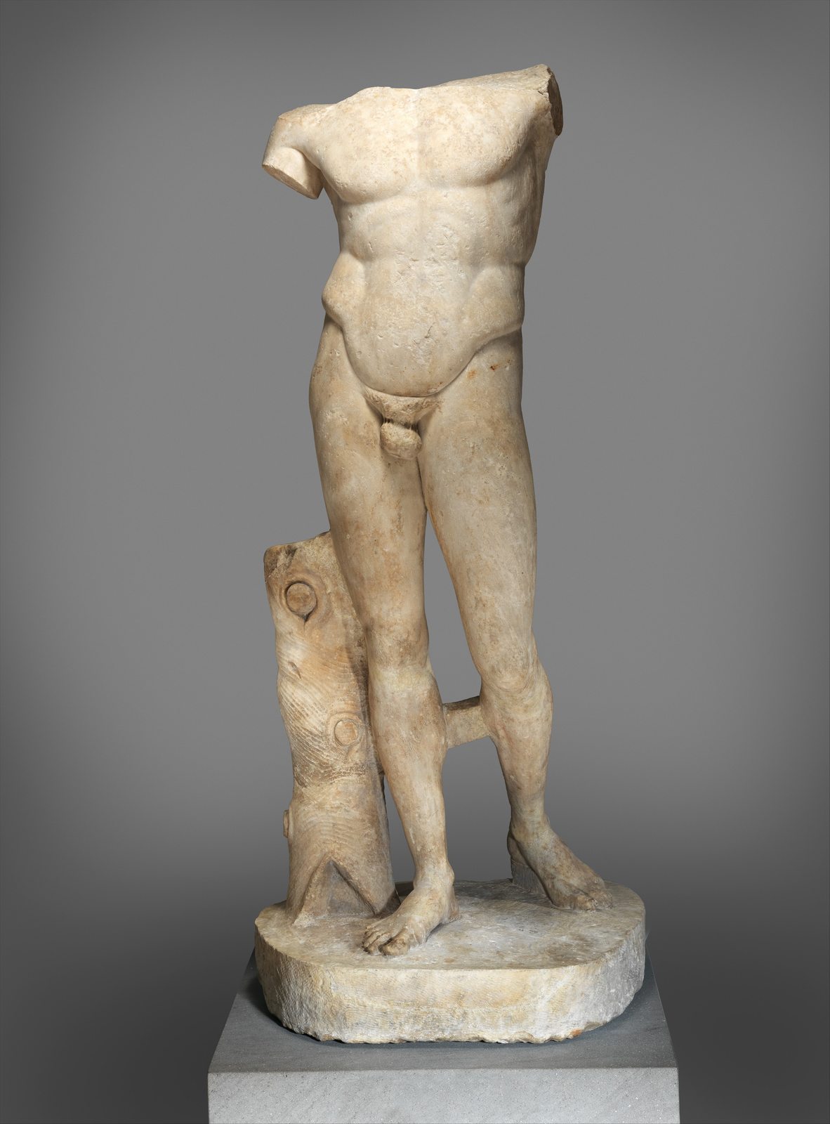Marble Diadoumenos head
